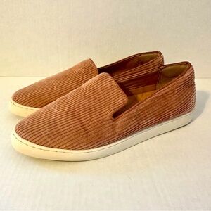 BIRDIES The Swift Pink Corduroy Slip On Sneaker Size 9.5 Cute Dusty Rose